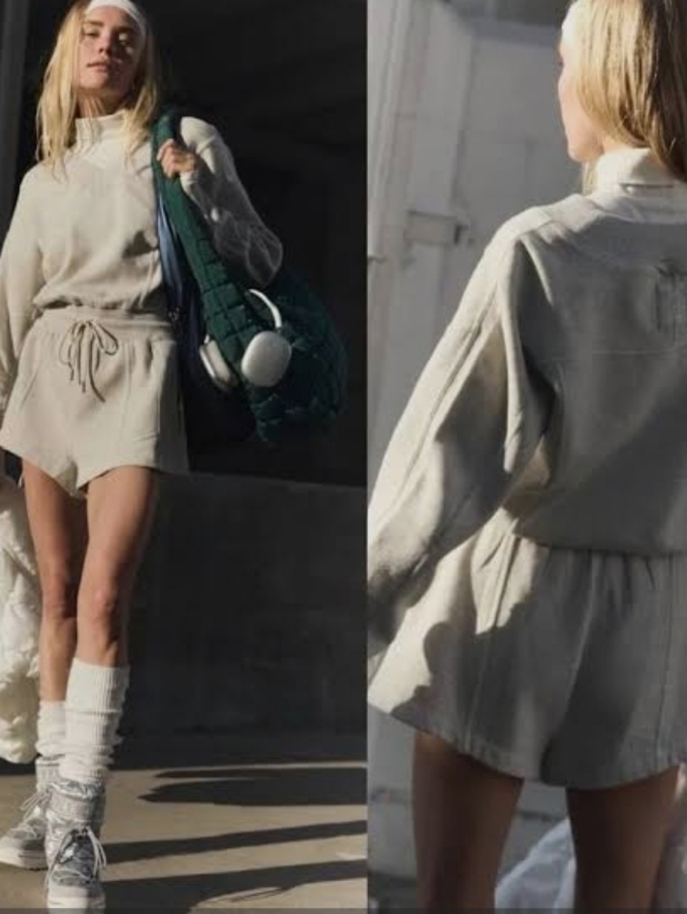 FP Movement Intercept Romper In Heather  Gray- Size Small *New*